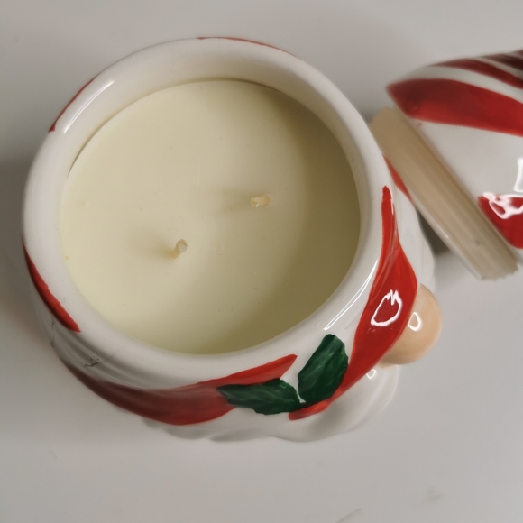 Ceramic Christmas Gnome Candle - Picture 3 of 5